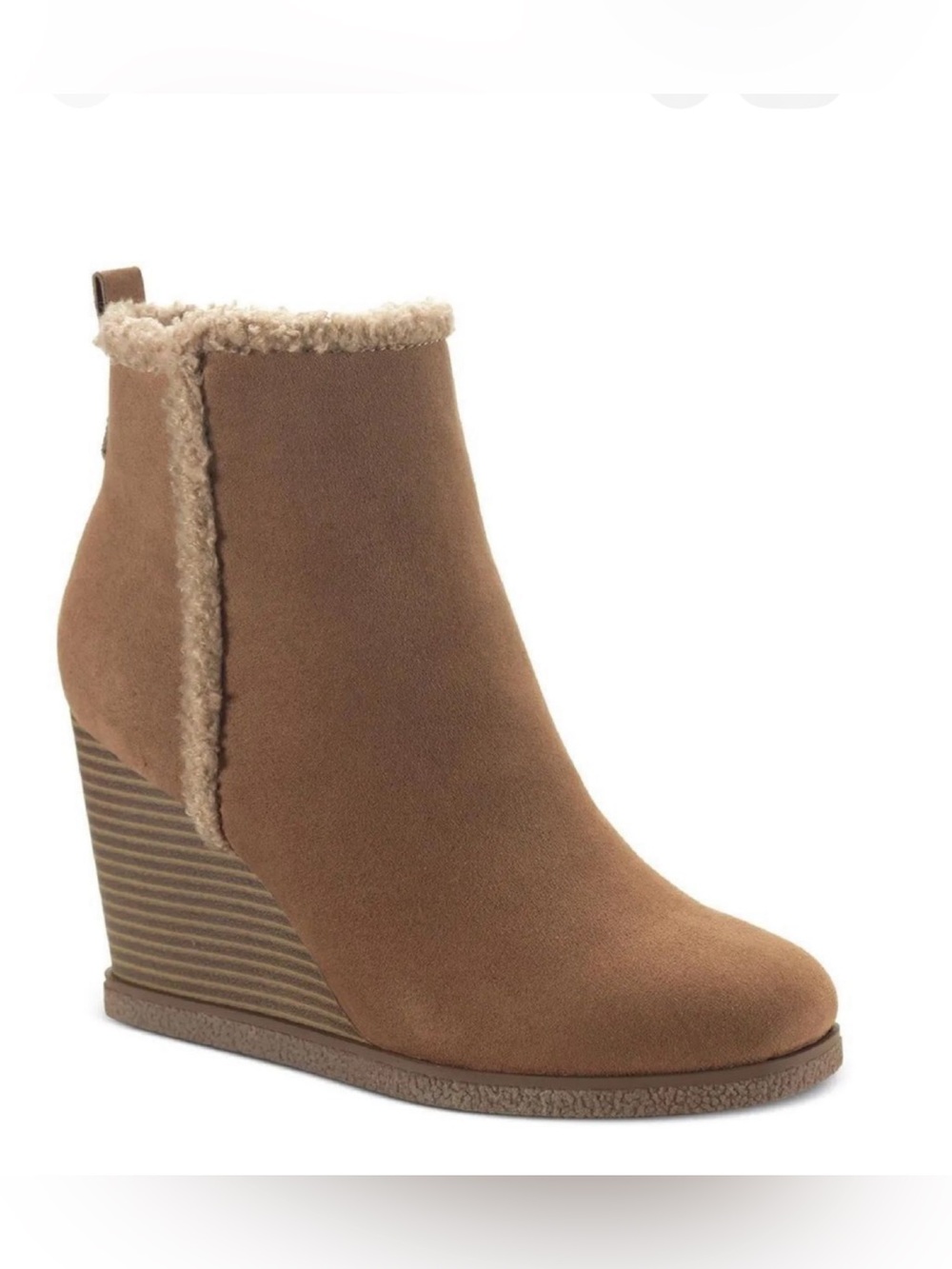 Sun + Stone Camillia Wedge Booties
Size 9